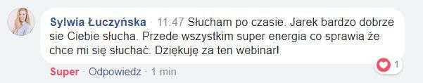 Co mówią studenci: Cześć Maja. Wczoraj przedstawiłam się grupie.