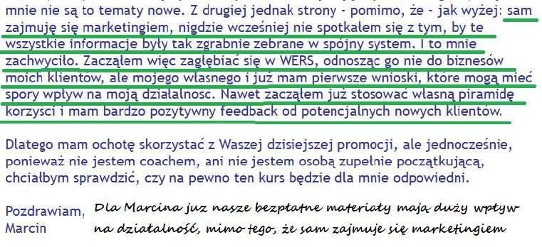 Nakreśliłaś kierunek i ustawiłeś poniekąd tory, po których ma dalej sunąć mój pociąg