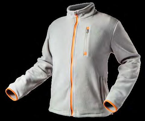 BLUZA POLAROWA Maksymalny komfort pracy - lekki, wygodny i ciepły polar o gramaturze 300g/m 2 3 duże kieszenie zapinane na suwak Zgodność z europejskimi standardami bezpieczeństwa - certyfikat