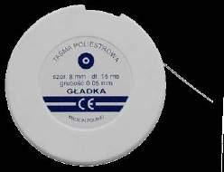 36 Włókna szklane - Podwiązka - Arkona Szerokość: 2 mm, 3 mm, 4 mm Długość: 10 cm Mandrylka do Sof-Lex