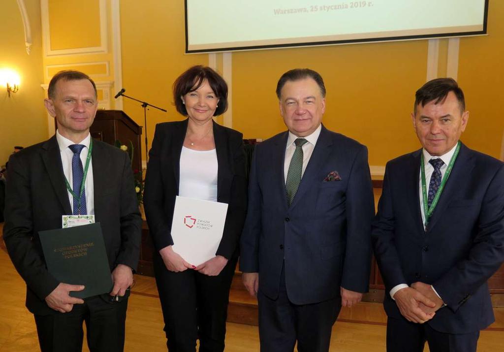 Biura Polskiej Izby Inżynierów Budownictwa; Jerzy Gumiński Prezes Stowarzyszenia Inżynierów i Techników Materiałów Budowlanych; Dorota Latos Klub Studentów GeoPixel WAT; Marek