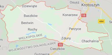 powiecie krotoszyńskim, województwie wielkopolskim w