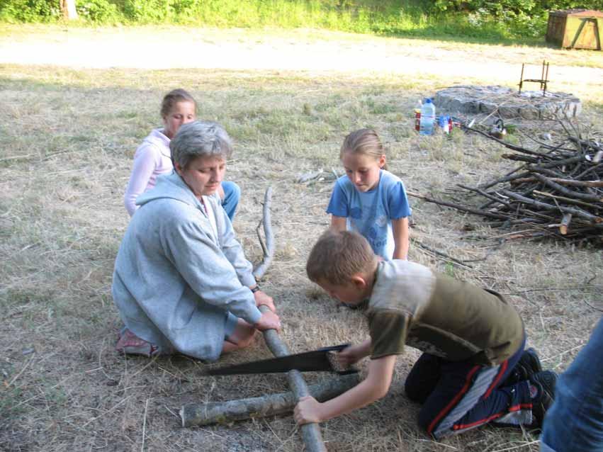 Pani Halinka pilnuje by
