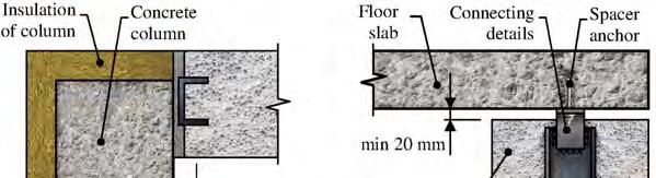40 G. Gasii, O. Zabolotskyi zones is performed with flat vertical frames that connect the horizontal reinforcement.