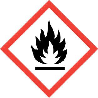 2.2. Elementy oznakowania Piktogram Hasło ostrzegawcze Niebezpieczeństwo! Ryzyko, itd. Skrajnie łatwopalny aerozol. (H222) Pojemnik pod ciśnieniem: Ogrzanie grozi wybuchem.