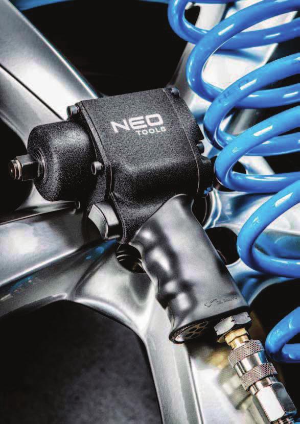 Pneumatic tools are very popular products in automotive workshops, because they guarantee safety, reliability, are easy to use and offer more power and small sizes at the