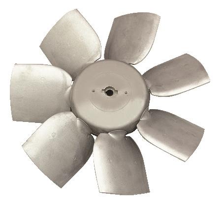 Wirniki profilowane, aluminiowe, wyważane dynamicznie.