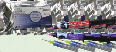 CANAL CLEAN ZESTAW DO IRYGACJI > Dwuetapowy, prosty i ergonomiczny. > Zmniejsza liczbê wymaganych czynnoœci irygacji.