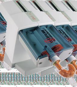 SYMPRESS AUTOMATYCZNE, JEDNORODNE MIESZANIE MASY WYCISKOWEJ > Urz¹dzenie do szybkiego mieszania 2-sk³adnikowych materia³ów wyciskowych.