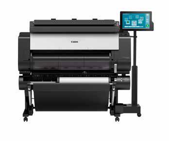 SYSTEMY WIELKOFORMATOWE CAD/GIS Skan: Skan: Druk: System wielkoformatowy imageprograf TM-200 MFP L24ei Zastosowanie - CAD/GIS, rozmiar 24, druk na arkuszach i roli, grubość nośników 0,07-0,8 mm,