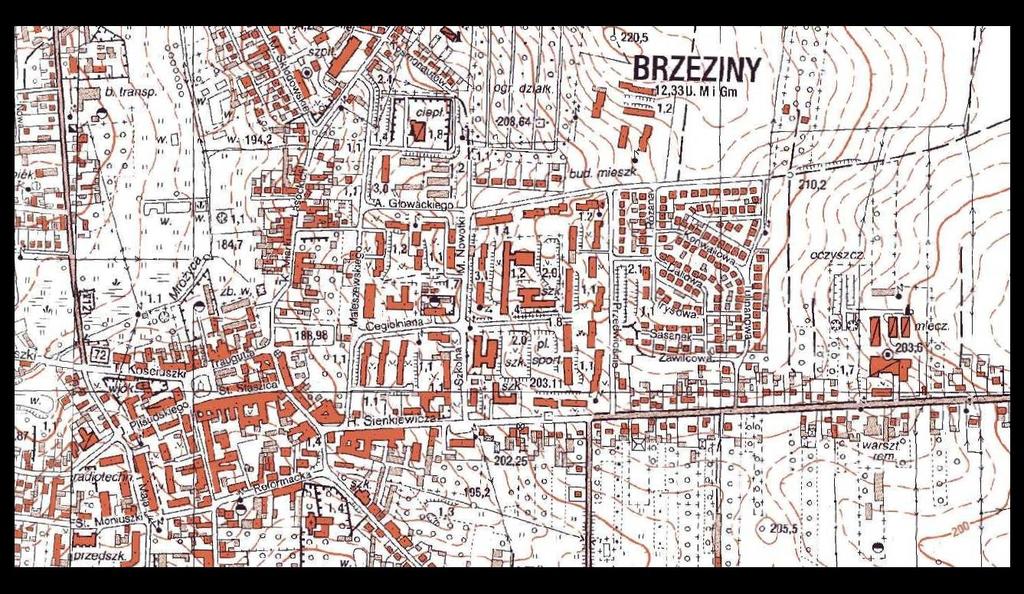 Jednostka projektowa: Inwestor: Temat: Obiekt: Lokalizacja: UWAGA! Wszystkie wymiary należy sprawdzić na budowie! Pro-Inwest ul. Legionistów 4, 36-200 Brzozów Miasto Brzeziny ul.