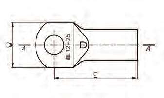 Исполнение: cтандартное e o 10/5 Zacisk Terminal Зажим M 5 d D a E W 21,0 12 Zaprasowanie / Crimping / Запрессовка o 10/8 10 M 8 4,5 7,0 10 23,5 15 0,60 7 1 1 E11-01020200300 0,53 E11-01020200 o 10/6