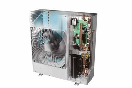 Potwierdzone rozwiązanie Opatentowana technologia sercem systemu Daikin Sky Air serii A 3 rzędowy wymiennik ciepła Unikalny