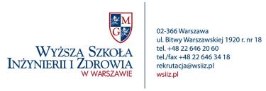 KARTA PRAKTYK Kosmetologia Moduł Podstawowy Imię