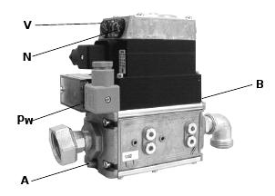 Uruchomienie Planik gazowy modulowany lub 2stopniowy z ścieżką gazową ślizgową KEV (regulowany stosunek gaz/powietrze) Typ palnika RG20(Z)MLN(F), RG30(Z)MLN Instalacja drogi gazowej Pozycja