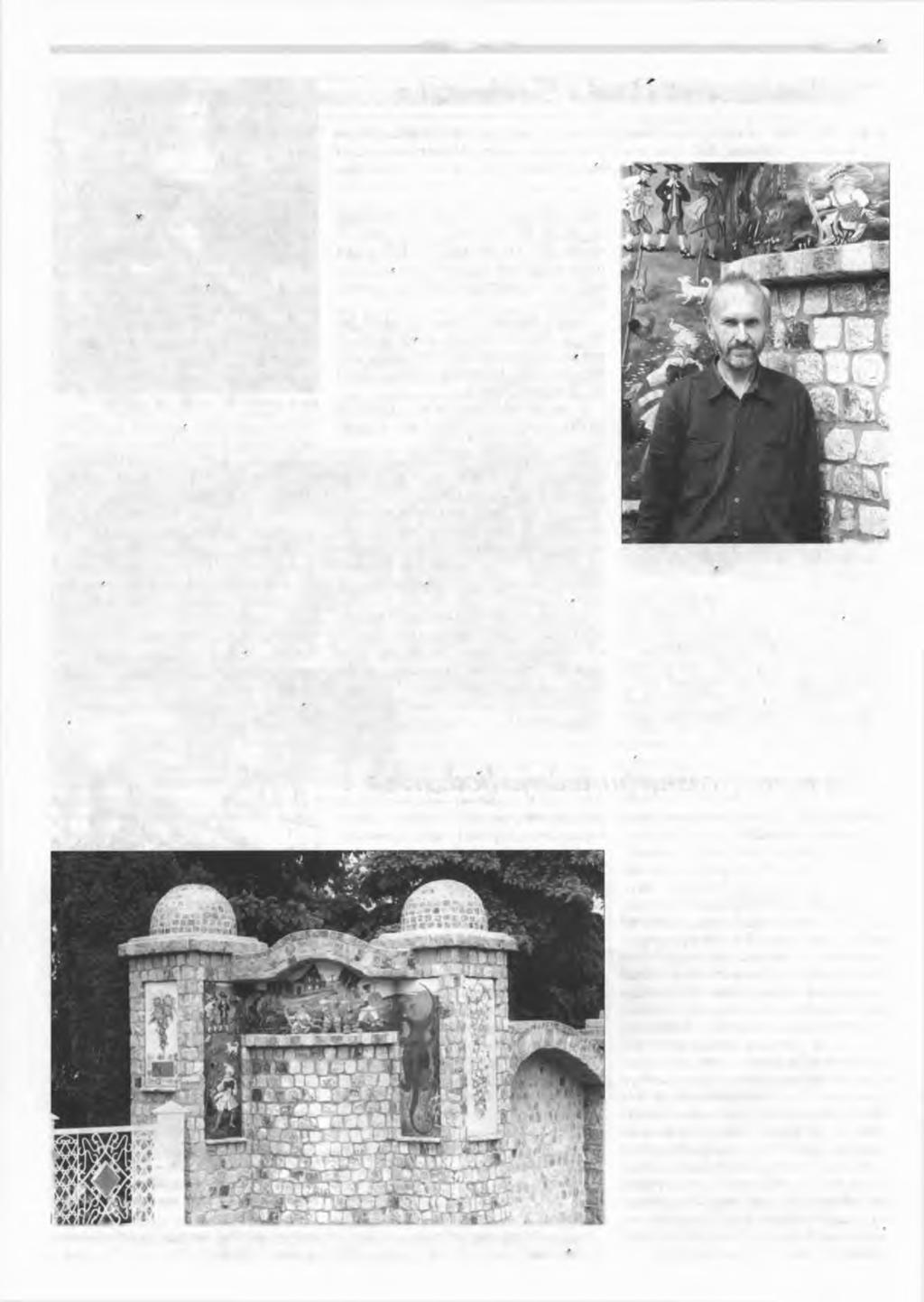 4 nowember 2007 Pomhaj Boh Dźe wotoyzoso na Mĕrdna Nowaka-Njecbornsheho njezabudźe Rozm ołwa z molowacym 59lĕtnym inženjerom Johannesom Albinusom z Budyšina Knjez Albinus, na muri při wrotach do