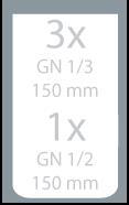 3 1 Eementy oferty 1. VSCH - 120 Witryna chłodnicza 1 812.00 1 150.