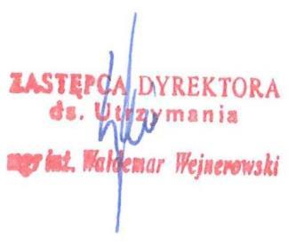 Zamawiający: Województwo Zachodniopomorskie - Zachodniopomorski Zarząd Dróg Wojewódzkich 75-122 Koszalin, ul. Szczecińska 31 tel. (94) 342-78-31, fax. (94) 342-43-28 e-mail: zzdw@zzdw.koszalin.