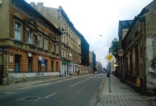 Stan obecny (po lewej); wizualizacje stanu po rewitalizacji (po prawej); Proces opisany powyżej