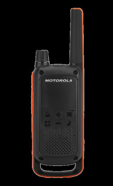 DYSKRETNY WYŚWIETLACZ ELEGANCKI I WYRAFINOWANY. Wyświetlacz LED w radiotelefonie TALKABOUT T82 włącza się, by przekazać potrzebne informacje, tylko wtedy, gdy ich potrzebujesz.