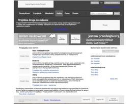 Rysunek 2. Projekt użytecznościowy podstrony z opcjami skierowanymi do naukowców Uwagi krytyczne do projektu strony.