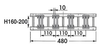 51530 UBS 2/10 T 200 1-2 1 2,0 Liczba szyn na fazę 510 UBS 2/10 TN