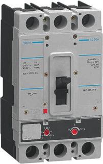 Wy àczniki mocy, roz àczniki i wyposa enie dodatkowe WielkoÊç h250 Wy àczniki mocy Z termicznymi i elektromagnetycznymi wyzwalaczami do ochrony urzàdzeƒ i instalacji elektrycznych.