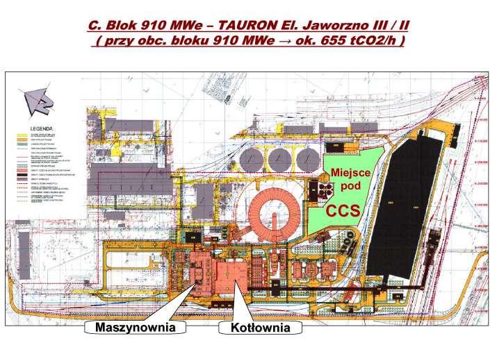 Rys. 3. Blok o mocy elektrycznej 910 MW TAURON El.