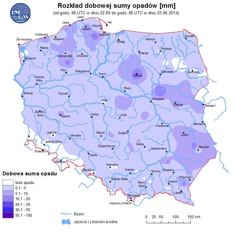 PIB Stan wody na głównych