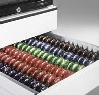 szuflada do przechowywania podstawek Nespresso 1 Lodówka Caddy kompatybilna z automatem do kawy firmy