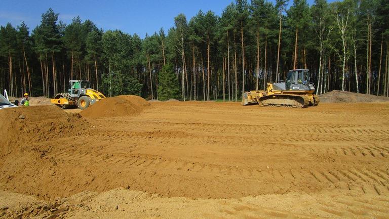 Fot. 12. Typowe warstwy piaszczyste w podłożu terenu porośniętego lasem sosnowym. 1. Mapa bonitacji rzeźby terenu.