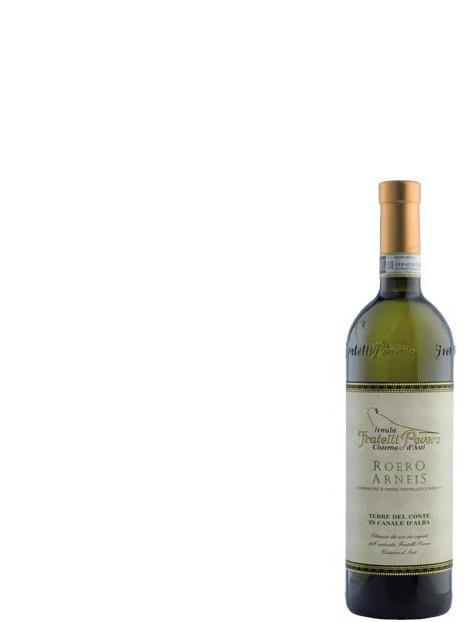 ROERO ARNEIS 46,00 zł/brutto 0,75 L, ALK. 12,5 % KRAJ POCHODZENIA WŁOCHY, PIEMONT RODZAJ WINA Białe, wytrwane D.O.C.G. OPIS Perełka wśród wytrawnych białych win.