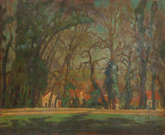 19 ABRAHAM NEUMANN (1873-1942) Pejzaż z Pontoise, 1932 r.