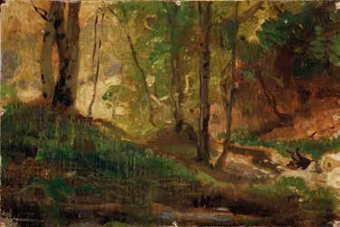 27 STEFAN DOMARADZKI (1897-1983) Pejzaż z zachmurzonym niebem, 1949 r.