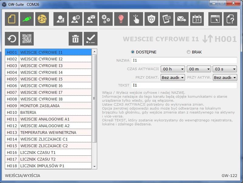 GW-Suite oprogramowanie konfiguracyjne dla