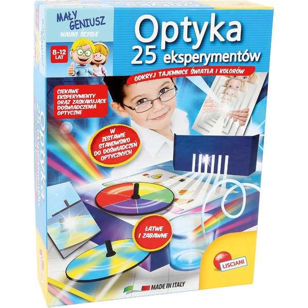 Krążek Newtona 1 Koło podzielone na sektory o barwach tęczy. Wprawione w szybki ruch obrotowy przybiera kolor biały. Doświadczenie ilustruje zasadę działania wielu urządzeń, np.