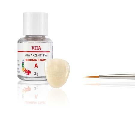 VITA AKZENT Plus CHROMA STAINS Quick-Start instrukcja obróbki