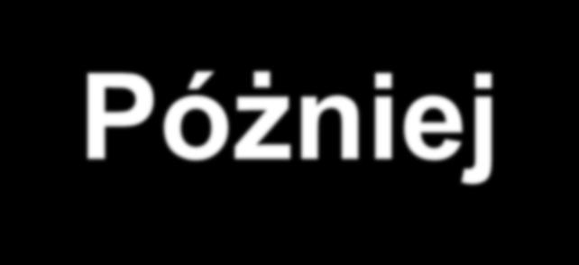Póżniej wydawało się, że to, co stało