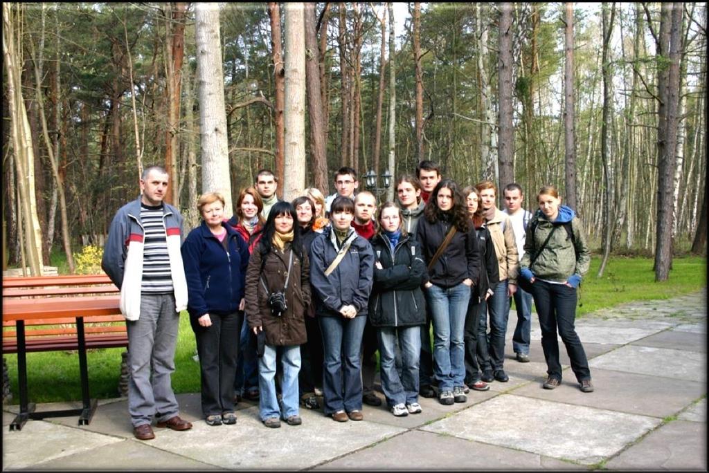 Ćwiczenia terenowe z ochrony i kształtowania środowiska W ubiegłych latach dla studentów