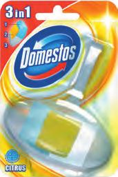 Odświeżacz do WC Domestos 3w1 z koszykiem citrus