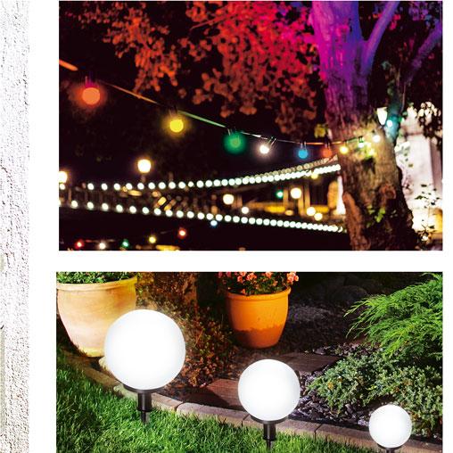Girlanda żarówkowa 20 żarówek kolorowych, 20 W,