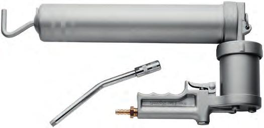 SMROWNIE 15 SMROWNIE Smarownica pneumatyczna Korpus z aluminium, pojemność 500 cm³, czyli 400 g smaru; przepływ 1 cm³ na dawkę. Ciśnienie powietrza 2 do 8 bar (6 bar zalecane).