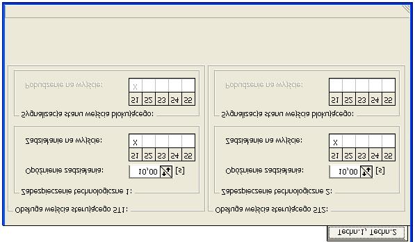OPROGRAMOWAIA H Zakładka Techn.1, Techn.
