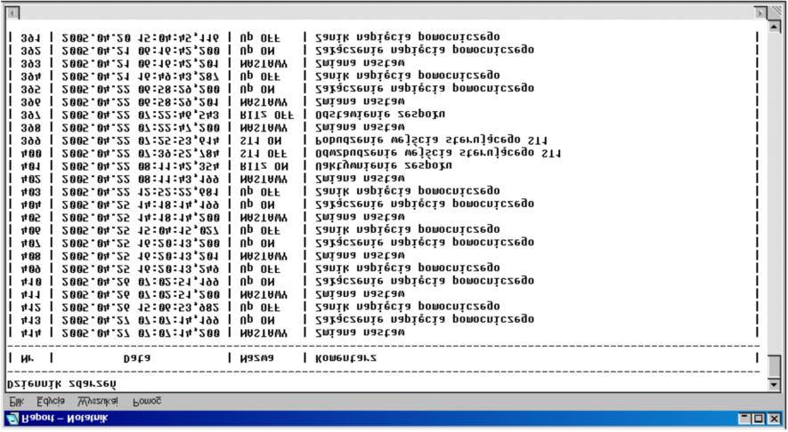 F Ustawienia wydruku umożliwia tworzenie własnego szablonu prezentowanego wydruku (patrz Instrukcja obsługi programu Instalacja i konfiguracja).