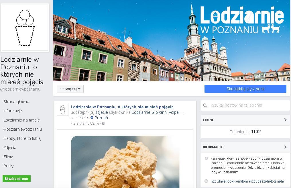 Internauci z Poznania tak bardzo lubią lody, że nawet stworzyli facebook-owy profil Lodziarnie w Poznaniu, o których nie miałeś pojęcia.