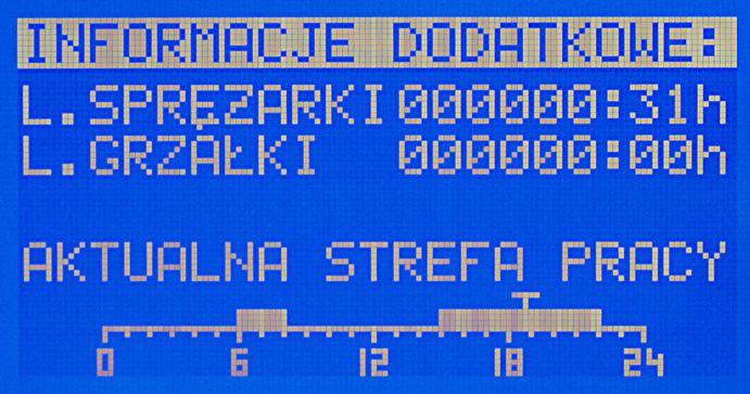 I GRZAŁKA Praca grzałki jest zablokowana. 2.4 Ustawianie temperatury zasobnika Funkcja szybkiego podgrzewania zasobnika c.w.u. przy pełnym wykorzystaniu grzałki.