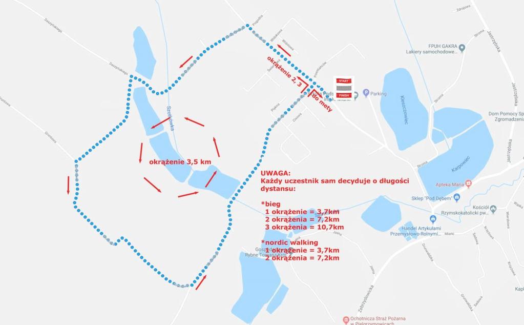 Załącznik nr 1 Mapa przebiegu