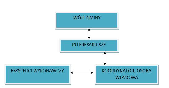 wdrożenie planu, ekspertów wykonawczych oraz osób zainteresowanych.