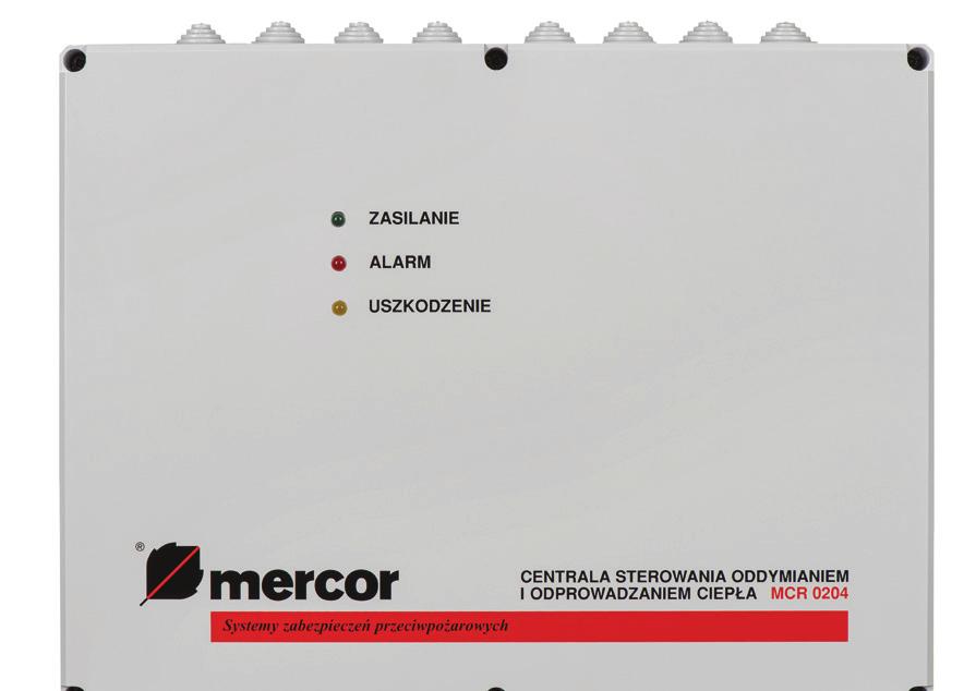 14.2.2. sterowanie elektryczny system sterowania 24Vcentrala sterująca mcr 0204 Centrala sterowania oddymianiem mcr 0204 jest urządzeniem sterującym w elektrycznych systemach oddymiania.