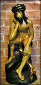 Dominika; w ołtarzyku połączonym z komodą z 2 poł. w. XIX, obraz św. Dominika, (sygn. przez brata Angelika Drewaczyńskiego 1878 r.